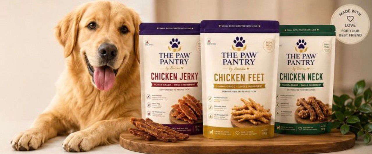Happy dog with The Paw Pantry treats