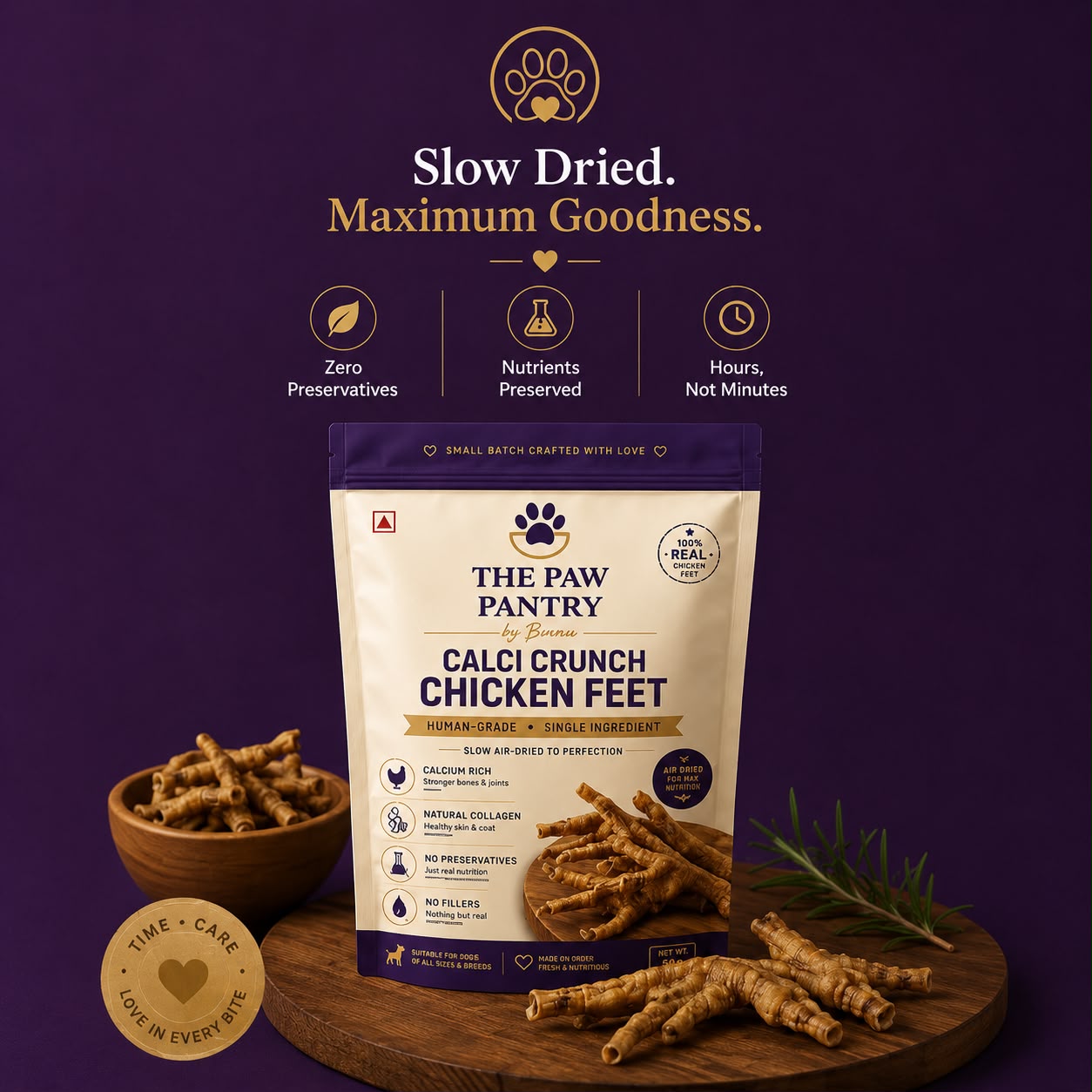Slow air-drying treats